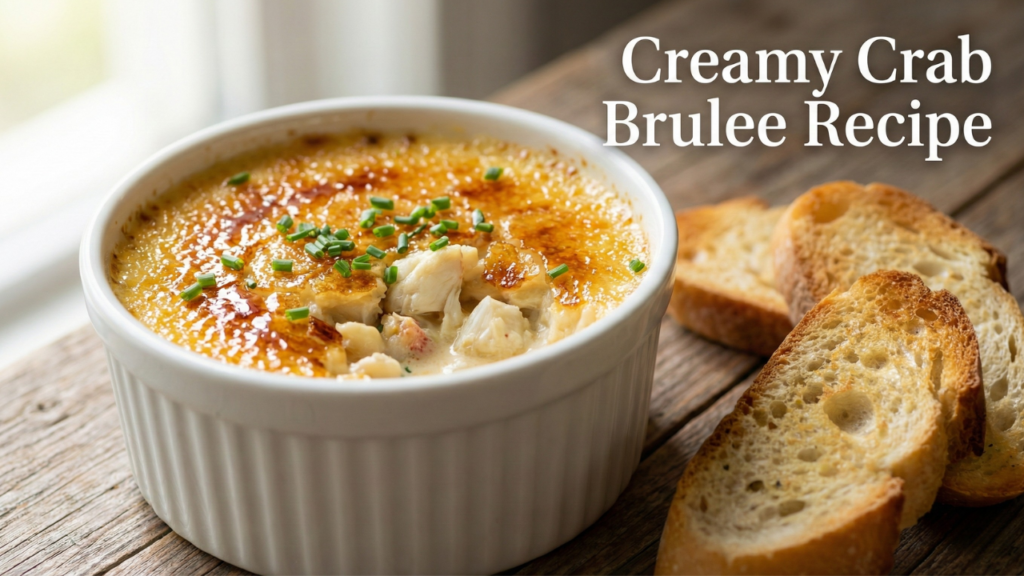 Crab Brulee Recipe